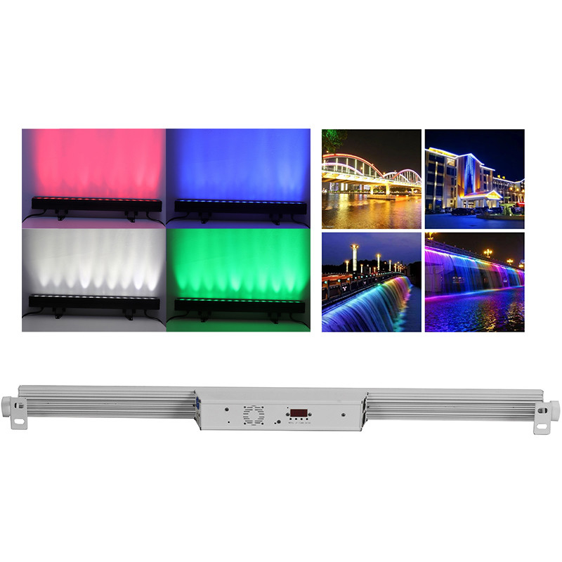 Impermeável 18*4W 4in1 LED Bar Beam Moving Head IP65 RGBW Mixagem de cores