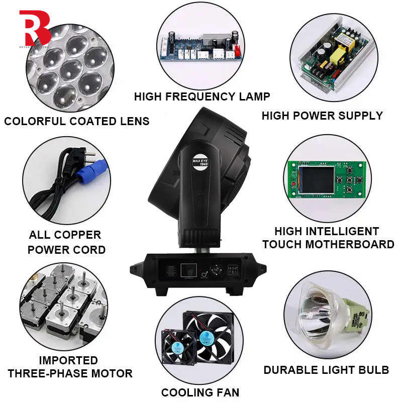 LED Bee eye 19PCS 40W RGBW 4in1 Moving Head Stage Light fábrica