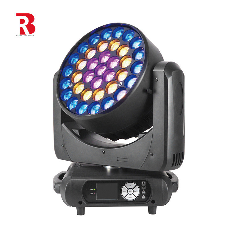 Zoom 600W Luz de palco LED RGBW 4in1 LED Lava cabeça móvel Luz para show