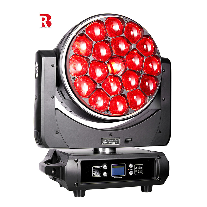 Lâmpada de ponto de cabeça móvel de LED DMX para evento de casamento
