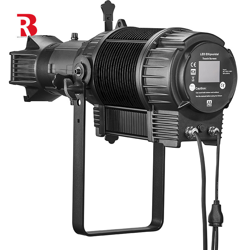 200W Sem ventilador Foco fixo silencioso LED Profil Spot Stage Studio Light Frio Branco