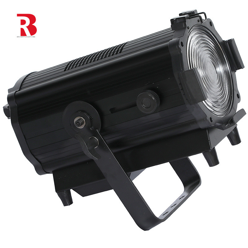 200W DMX512 Manual Zoom Alumínio Alumínio LED Fresnel Iluminação de palco 2/5CH