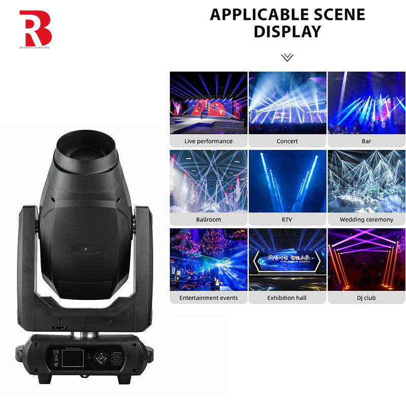 Luz de palco de feixe 400W LED com alto desempenho e opções de personalização
