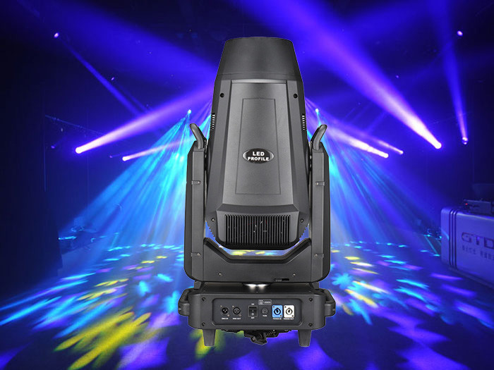 DMX512 Quadros cabeça móvel 6 cores + posição aberta Luz de palco LED para festa