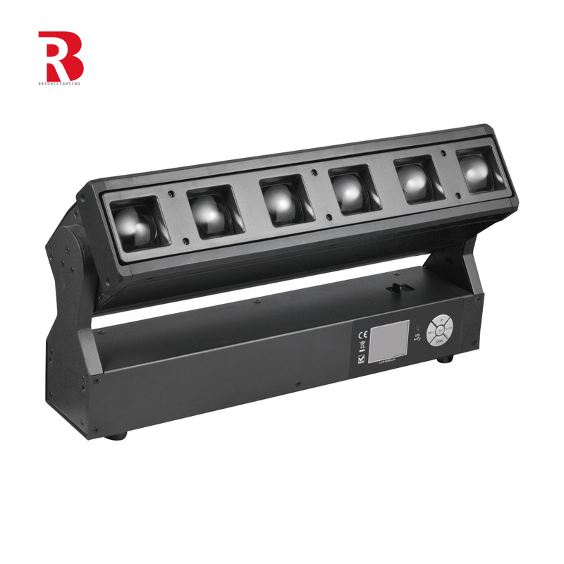 DMX512 LED Zoom Pixel Bar 6pcs 40W RGBW 4-In-1 LED Moving Head Stage Light