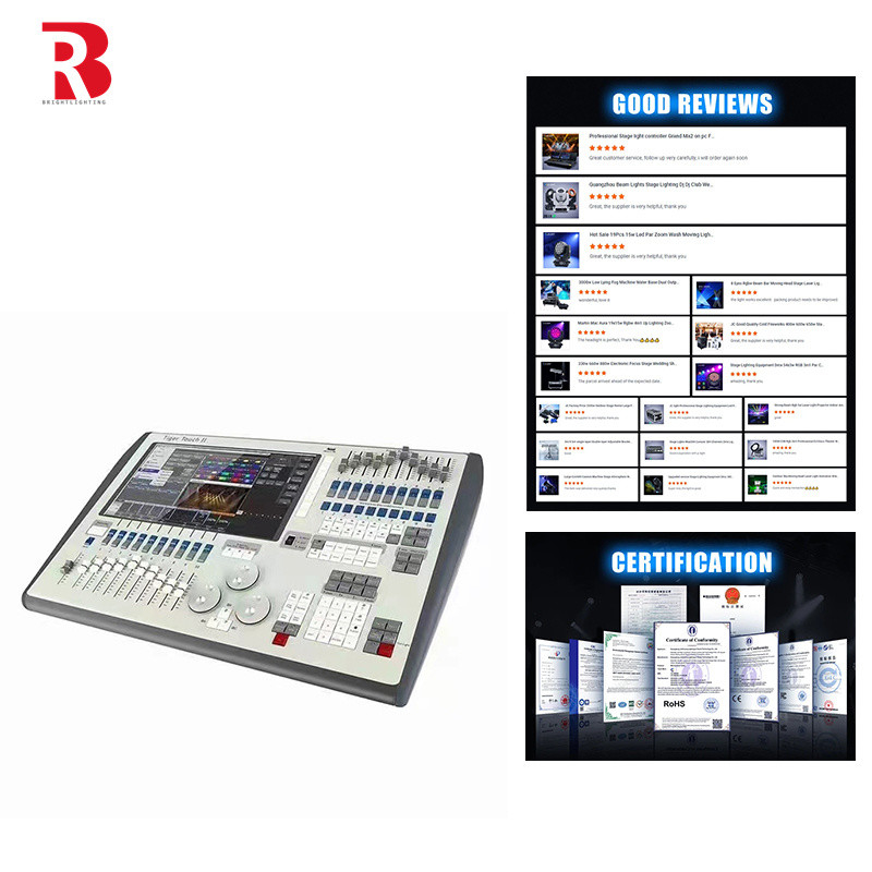 Sistema de controlo de iluminação DMX512 TIGER TOUCH II