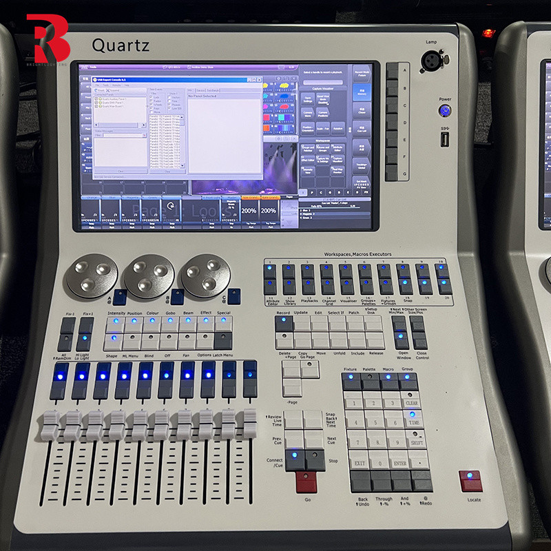 Controller de iluminação de alta qualidade DMX512 QUARTZ com sistema de cinco para show