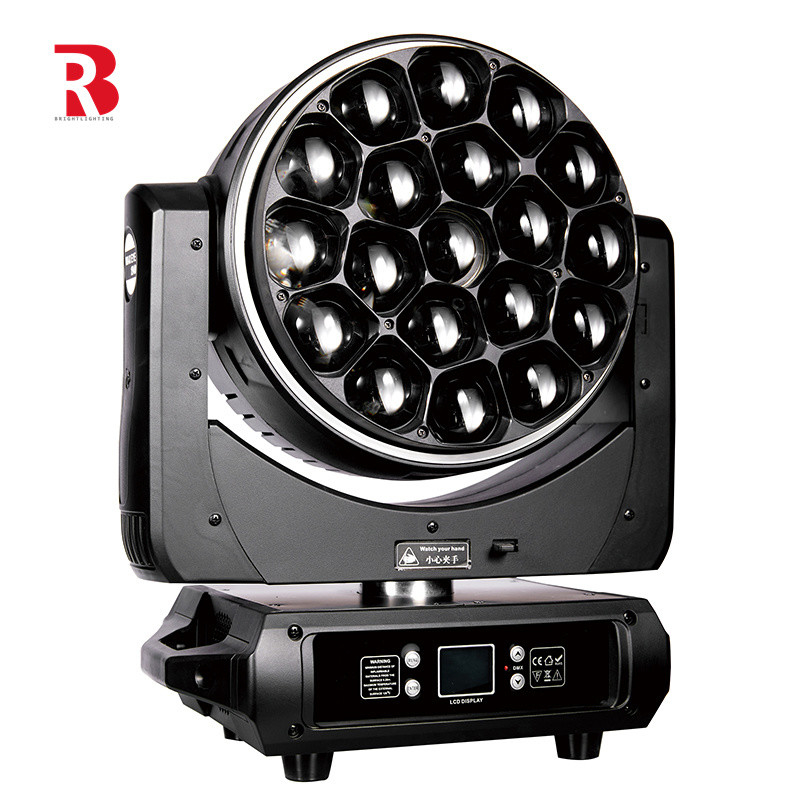 Cabeça de movimento LED de alta qualidade 19pcs 40W 4in1 Beeye Stage Outdoor ZOOM Light
