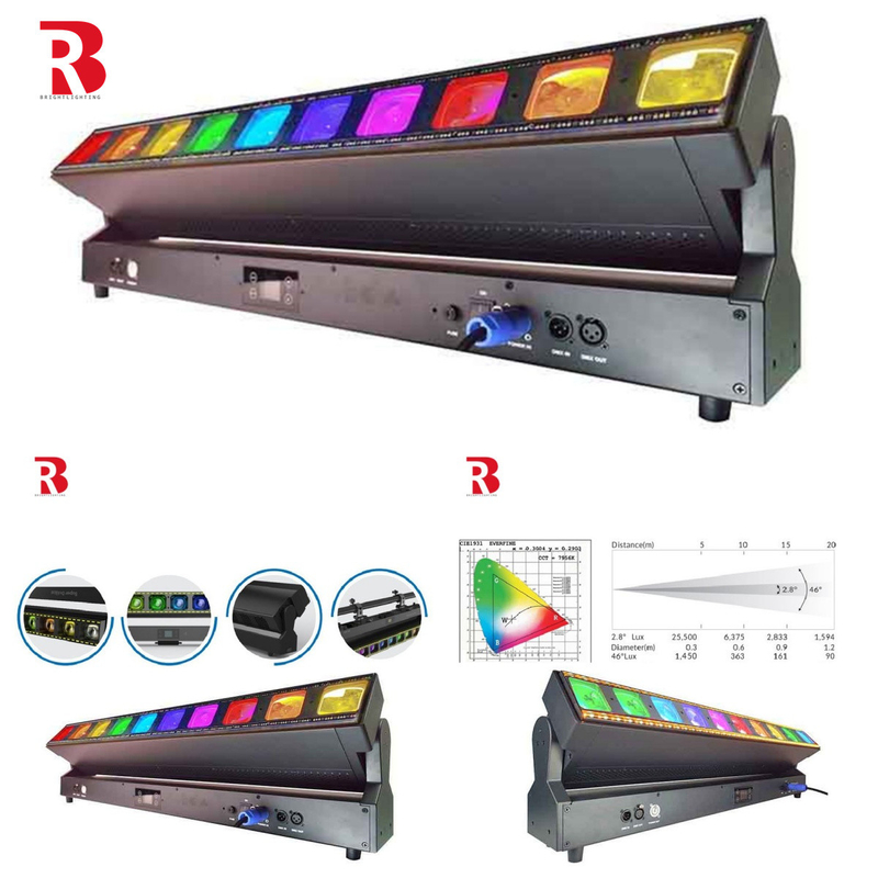 Controle remoto compatível com a luz de palco do feixe de cabeça móvel a laser com tela LCD