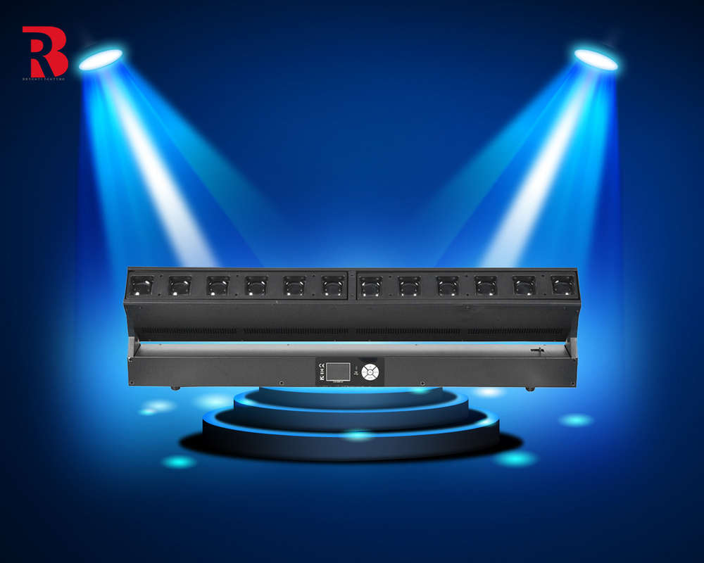 240V 12*40W RGBW Indoor 220 Graus LED Moving Head Light Para Event Party