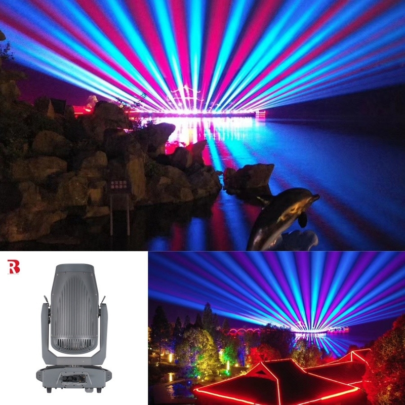 Espetáculo laser de raios luminosos para teatros