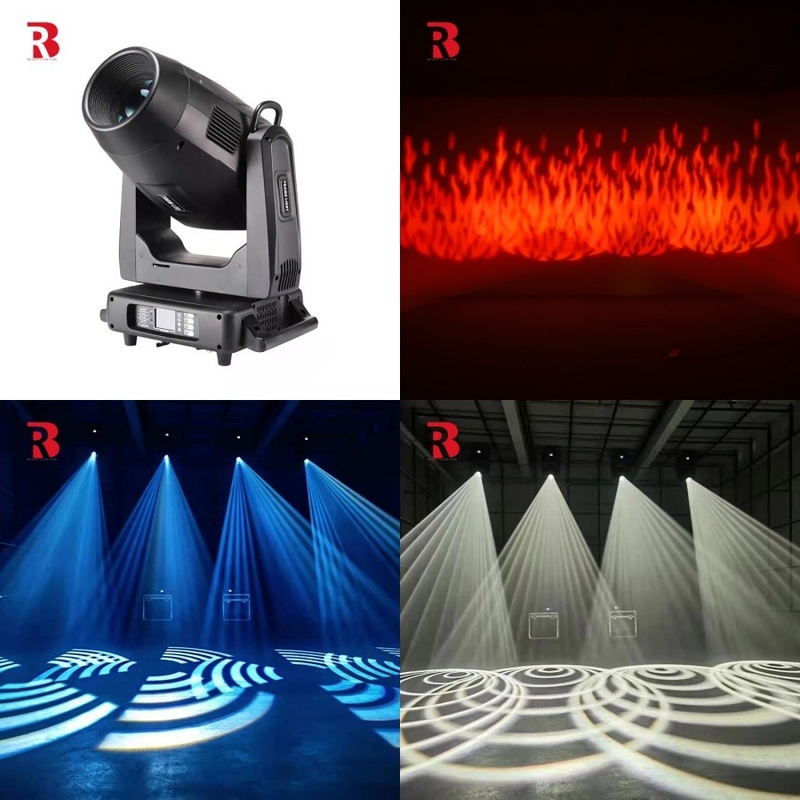 Lâmpada de cabeça móvel de renderização de cores superiores LED Lâmpada de palco para espaços de eventos