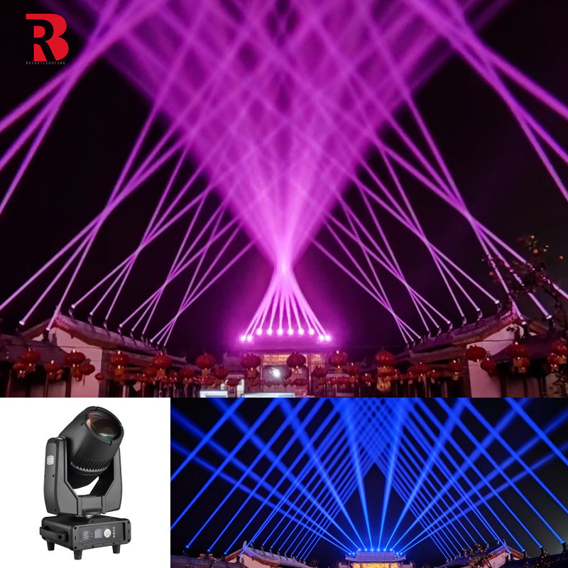 Lâmpada de cabeça móvel com efeito CTO CMY impermeável Spot Wash Zoom Mini 380W Beam
