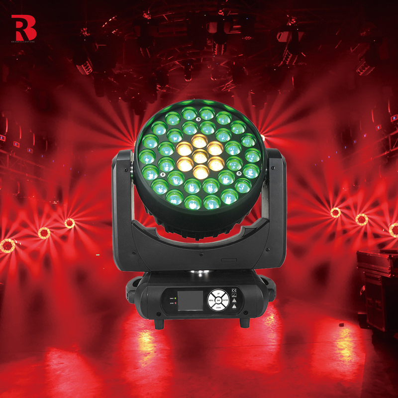 240V 37*15W DMX512 Slave Auto Beeye LED Moving Head Light Para Entretenimento