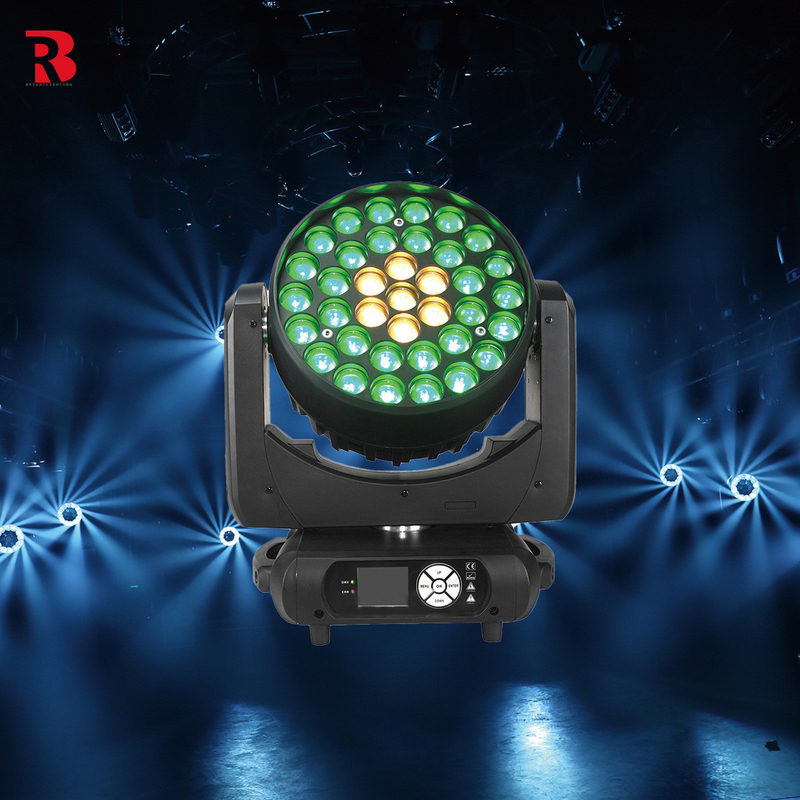 37*15W 48CH DMX512 RGBW LED Moving Head Beeye Stage Light para festa de discoteca
