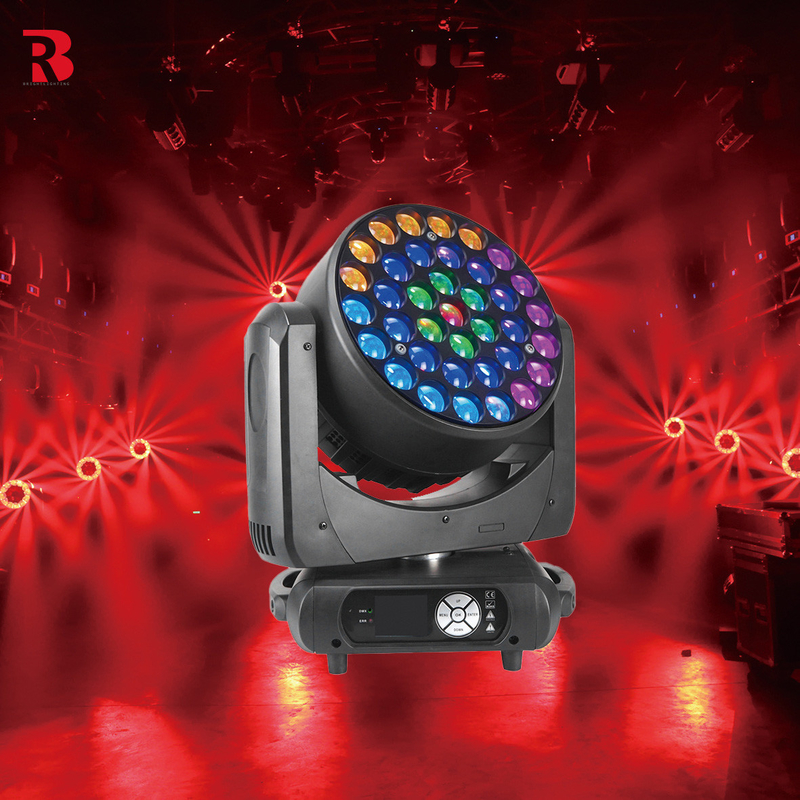 Lâmpadas LED de fase de lavagem Zoom RGBW 4in1