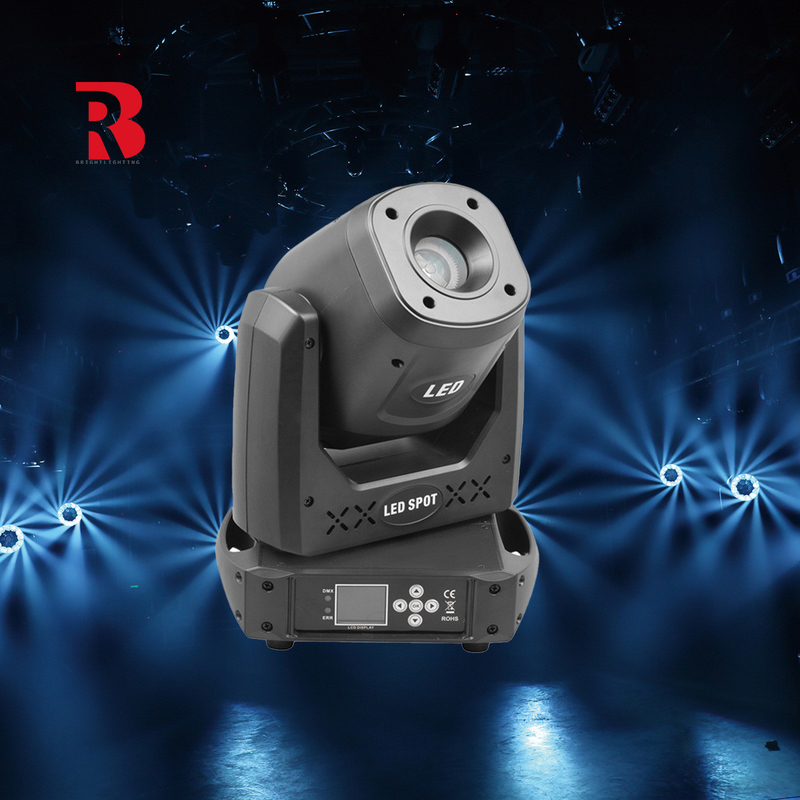 150W LED Moving Head Stage Light Branco LED DMX Rotation 5 Facet Prism Auto alto desempenho Para bar de festa de casamento
