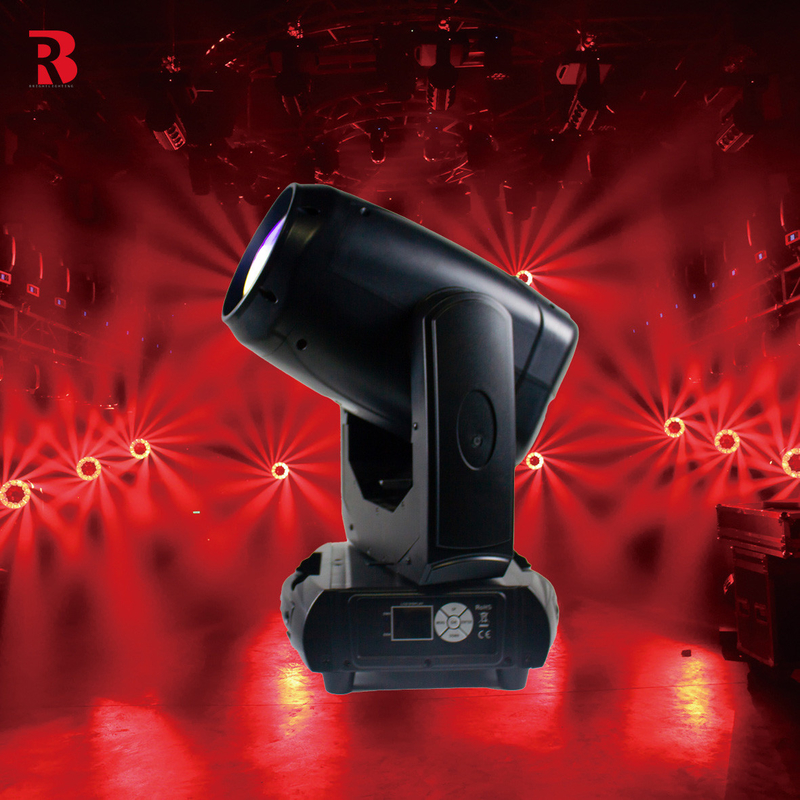 150W LED Moving Head Stage Light Branco LED DMX Rotation 5 Facet Prism Auto alto desempenho Para bar de festa de casamento
