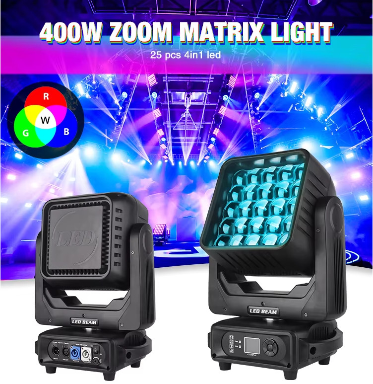 Lâmpadas de palco LED RGB de liga de alumínio