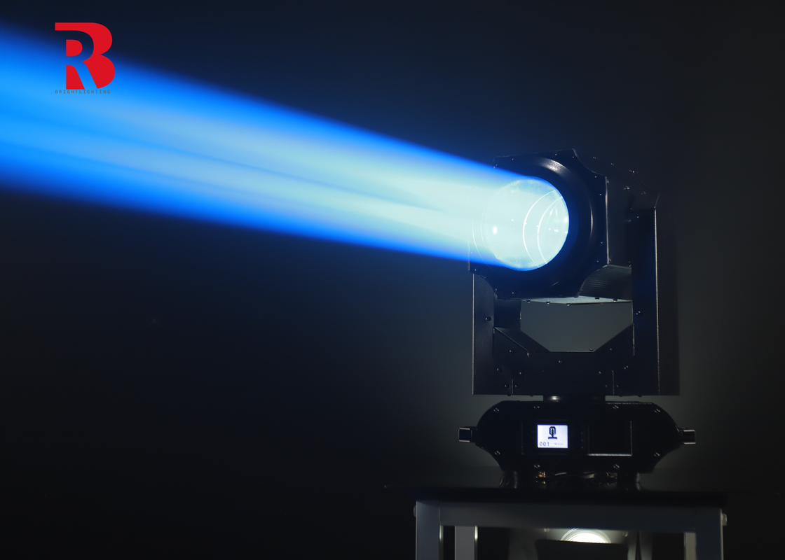 Feixe de cabeça móvel Luz de palco tela de exibição a cores invertida 180°