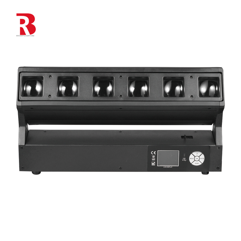 Luz de palco de LED 4 em 1 para evento LED Pixel Zoom Bar 6pcs 40W RGBW
