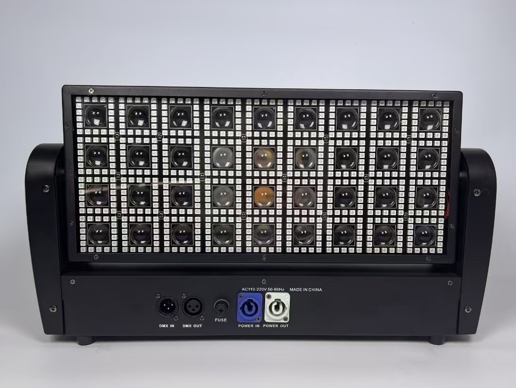 Lâmpadas de tormenta de tormenta Produtores de luzes de palco profissionais RGB 36PCS