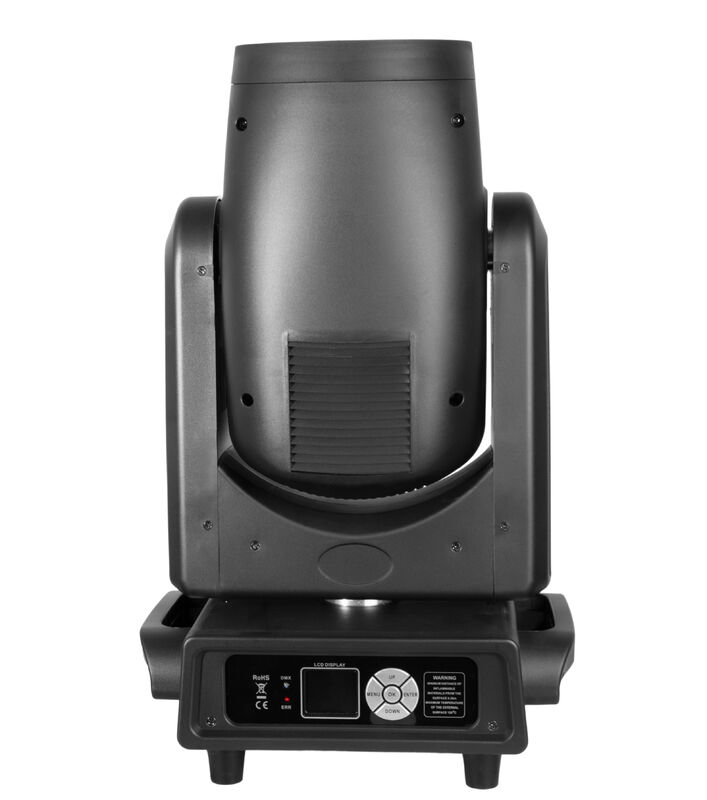 Lâmpada de cabeça móvel Mini 380 luz de palco de feixe com corpo pequeno