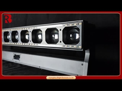 10pcs60w Luz de barra de feixe com anel