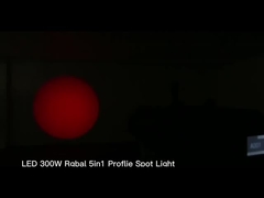 LED 200W/300W RGBW 4in1 reflector elíptico luz TV Studio luz