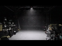 Luz de cabeça de feixe movendo com 2 lustres de lâmpada de estroboscópio laser vermelho e verde