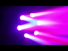 3in1 Laser Beeye Beam Moving Head Light 6 CREE 10W Lâmpadas RGBW