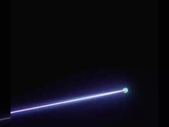 Luz de cabeça móvel a laser de 10W com anel 3D