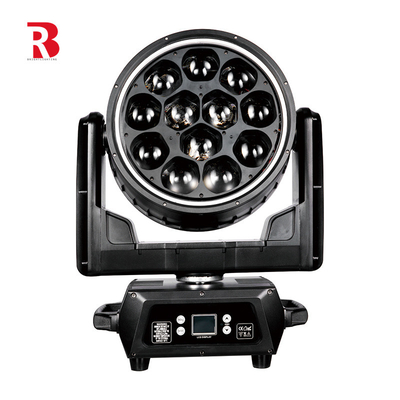 LED Moving Head 12pcs 40W RGBW LED Beeye Stage Light com rico efeito de atenuação