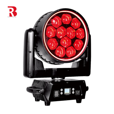Alto brilho LED Moving Head Beeye Stage 12pcs 40W RGBW Zoom Wash Light