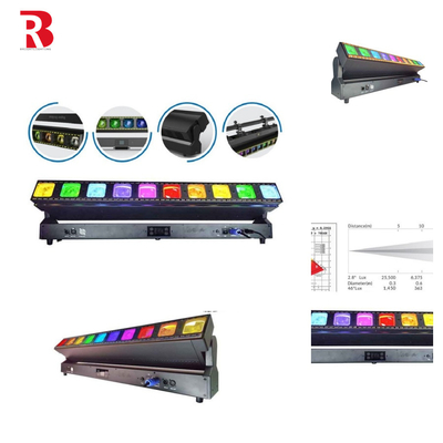Controle de feixe preciso com 10x60W LED Moving Head Stage Light Beam Laser Design