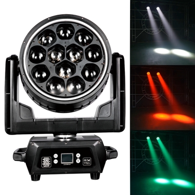 12*40W DMX 4-In-1 Indoor LED Beeye Moving Head Wash Zoom Light For Stage Show
