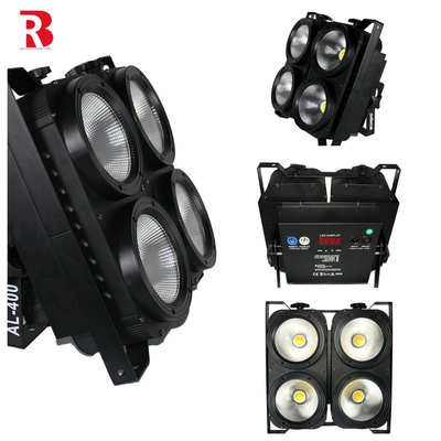 Lâmpada LED para cegos 4 Olhos Luz de público 4in1 LED Par 4 * 100W Luz de estroboscópio
