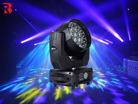 19x15W Moving Head Stage Light Efeitos de iluminação dinâmica para concertos