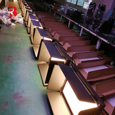 Luz de estúdio de palco LED com frequência ajustável Strobe 1-25 vezes/seg em cor do corpo preta