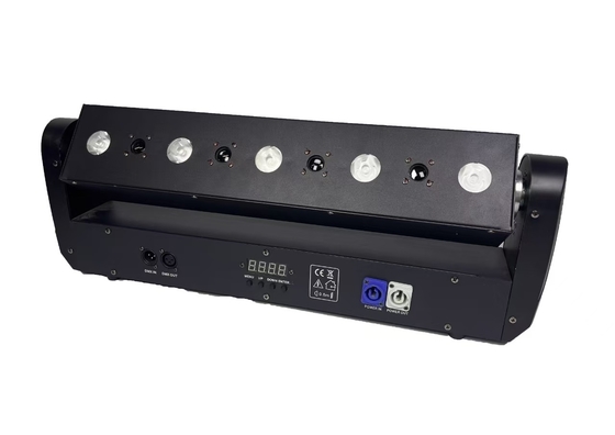 Luz de Cabeça Móvel Stroboscópica com Feixe Laser Duplo 5+4 19CH Canais de Controle DMA