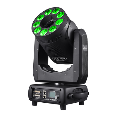 Padrões de animação de ponta Luz de cabeça móvel de feixe com laser RGB